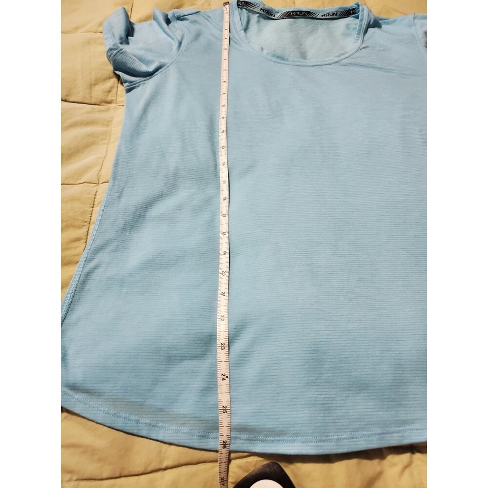 Under Armour Womens XL Blue Athletic T Shirt Short Sleeve Running Workout Top - Picture 7 of 11